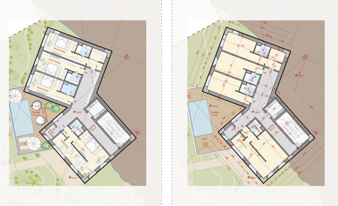 Zone D — Hotel Detailed Plans